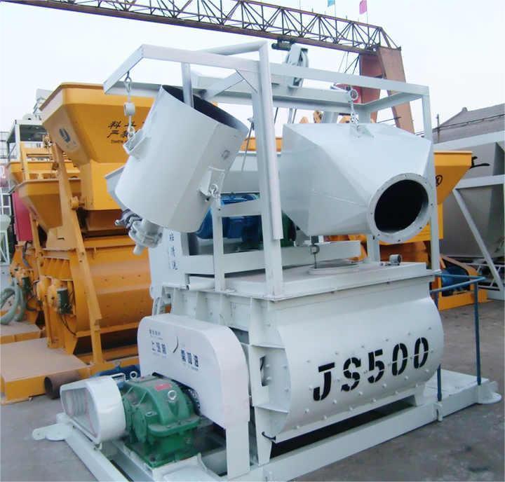 JS500 двухвальный смеситель 